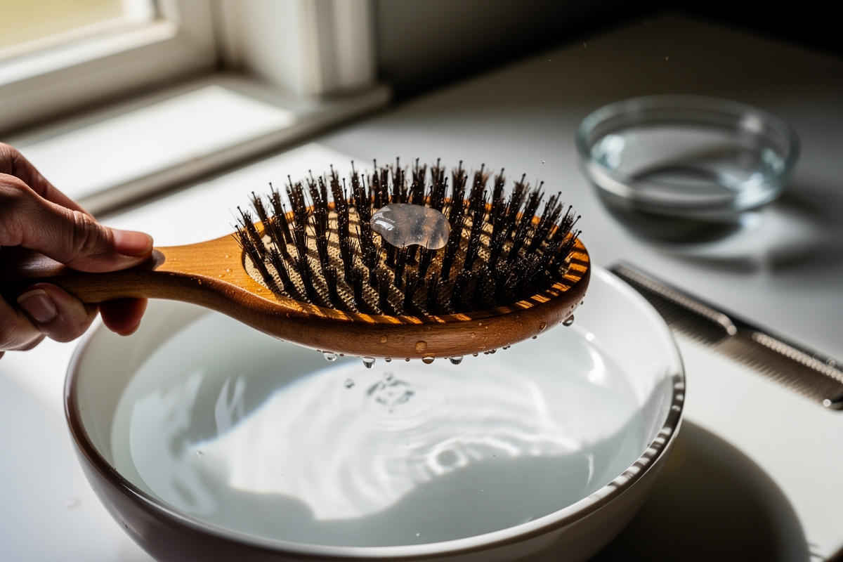 Comment nettoyer une brosse à cheveux en sanglier ?