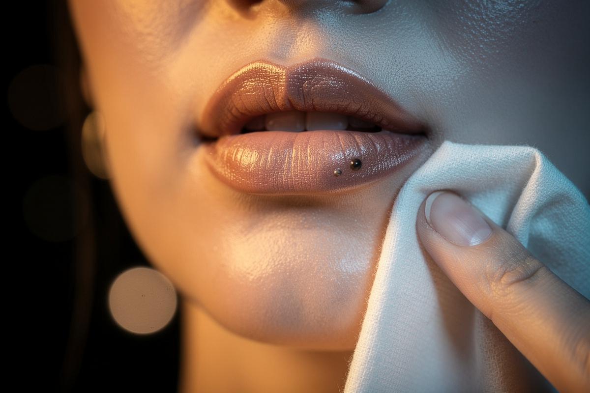 Point noir sur la lèvre : comment l'enlever sans risque ?
