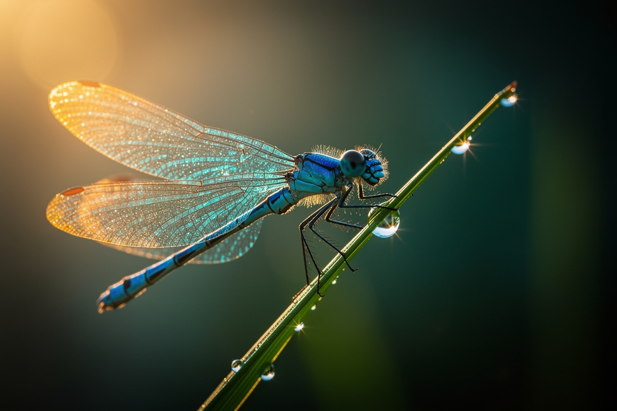 Quelle est la signification d’une libellule bleue ?