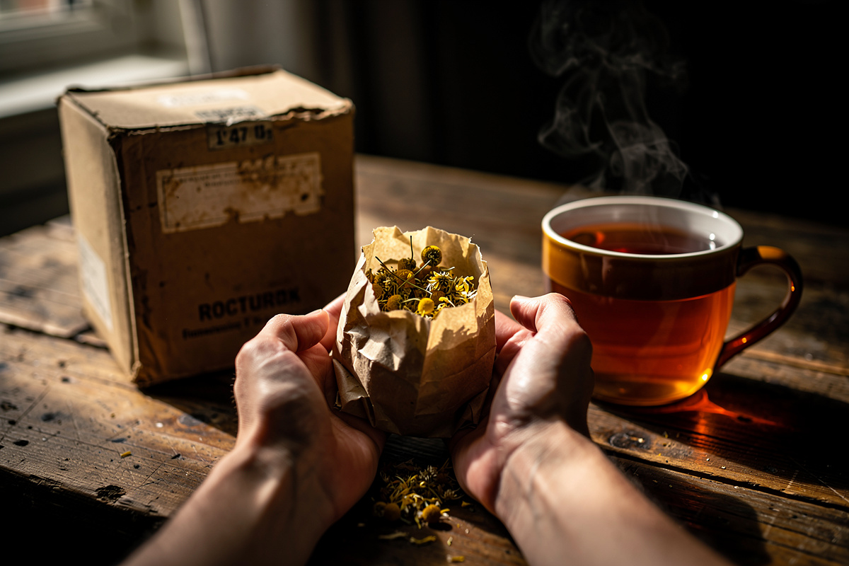 Tisane de camomille périmée : peut-on encore la boire ?