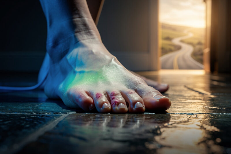 Pied droit qui gratte : signification spirituelle ou mycose ?