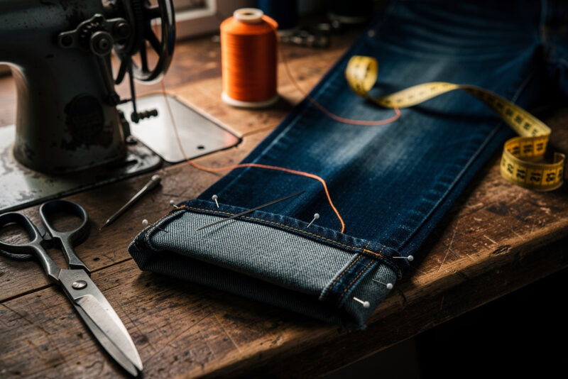Retoucher un jean : le guide pour réussir sans tout casser